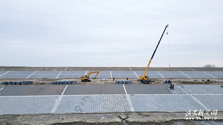 淮河入海水道二期工程滨海段2标段建设现场