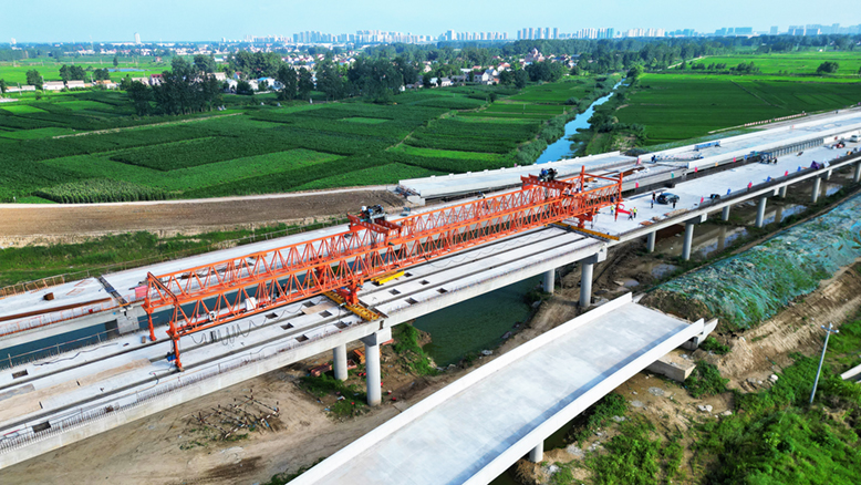 滨淮高速公路BH-4标工地现场